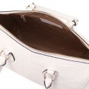 Layla Croc Print Leather Duffle bag Белый TL142398