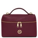 Scrigno Soft Leather Duffle bag Bordeaux TL142484