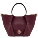 Legame Leather Handbag - Small Size Bordeaux TL142482