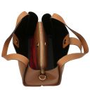 Soave Bolso a Mano en Piel Suave Cognac TL142489