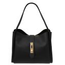 Soave Soft Leather Handbag Black TL142489