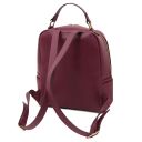 Prisma Sac à dos en Cuir Souple Bordeaux TL142483