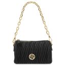 Chantilly Mini sac Bowling en Cuir Noir TL142493