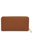 Financier Exclusive zip Around Leather Wallet Коньяк TL142494
