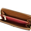 Financier Exclusive zip Around Leather Wallet Коньяк TL142494