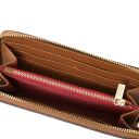 Financier Exclusive zip Around Leather Wallet Cognac TL142494