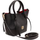 Legame Handtasche aus Leder - Klein Schwarz TL142482