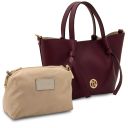 Legame Bolso a Mano en Piel - Misura Pequeña Bordeaux TL142482