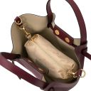 Legame Bolso a Mano en Piel - Misura Pequeña Bordeaux TL142482