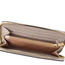 Financier Exclusive zip Around Leather Wallet Бежевый TL142494