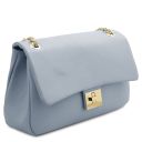 Elettra Soft Leather Shoulder bag Светло-голубой TL141646