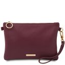 TL Bag Soft Leather Clutch Bordeaux TL142029