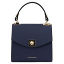 TL Bag Leather Handbag Dark Blue TL142203