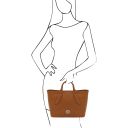 Viva Bolso a Mano en Piel Cognac TL142498