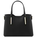 Olimpia Ledertasche aus Leder - Klein Schwarz TL141521