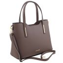 Olimpia Sac Cabas en Cuir Taupe foncé TL141412