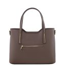 Olimpia Sac Cabas en Cuir Taupe foncé TL141412