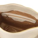 Amy Sac Shopping en Cuir Souple Beige TL142385