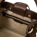 Minerva Leather Bucket bag Coffee TL142476