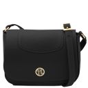 Sella Bolso con Badolera en Piel Negro TL142506