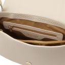 Sella Leather Shoulder bag Beige TL142506