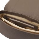 Sella Sac Bandoulière en Cuir Taupe foncé TL142506