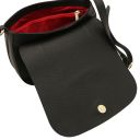 Sella Leather Shoulder bag Black TL142506