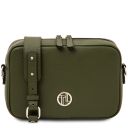 Cubetto Leather Shoulder bag Forest Green TL142499