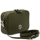 Cubetto Leather Shoulder bag Forest Green TL142499