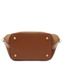 Glacette Suede Leather Bucket bag Cognac TL142261