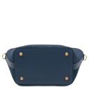 Glacette Suede Leather Bucket bag Dark Blue TL142261