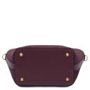 Glacette Suede Leather Bucket bag Bordeaux TL142261