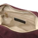 Sierra Sac à épaule en Cuir Suédé Bordeaux TL142419