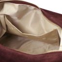 Sierra Bolso de asa Larga en Piel Agamuzada Bordeaux TL142419