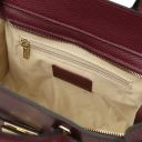 Origami Leather Tote Bordeaux TL142507