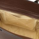 Origami Bolso en Piel Café TL142507