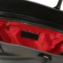 Origami Leather Tote Black TL142507