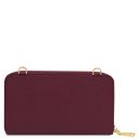 Urania Lederbrieftasche/Handyhalter mit Tragegurt Bordeaux TL142433