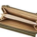 Urania Leather Wallet/phone Holder With Strap Forest Green TL142433