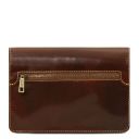 Max Leather Handy Wrist bag Brown TL8075