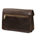 Max Bolsillo en Piel Marrón oscuro TL8075