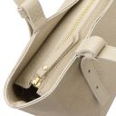 Libra Leather Shoulder bag Beige TL142508