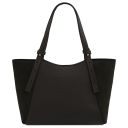 Libra Leather Shoulder bag Black TL142508