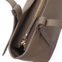 Libra Schultertasche aus Leder Dunkel Taupe TL142508