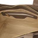 Libra Leather Shoulder bag Dark Taupe TL142508