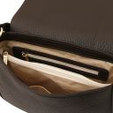 Sella Bolso con Badolera en Piel Marrón oscuro TL142506