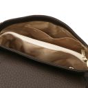 Sella Bolso con Badolera en Piel Marrón oscuro TL142506