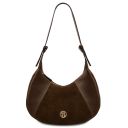 Goccia Bolso Hobo en Piel Café TL142515