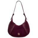 Goccia Bolso Hobo en Piel Bordeaux TL142515