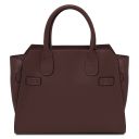 Origami Leather Tote Coffee TL142507